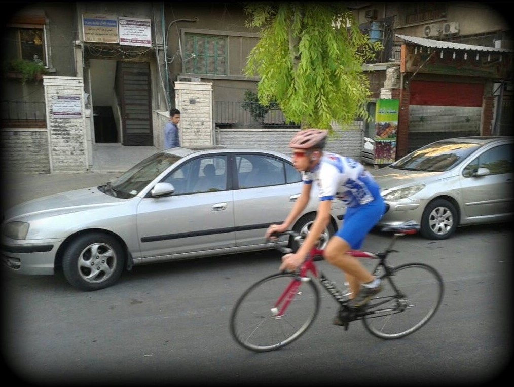 Ammar Kamel beim Training in Damaskus